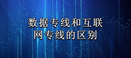 数据专线与互联网专线 互联网数据服务的两大基石